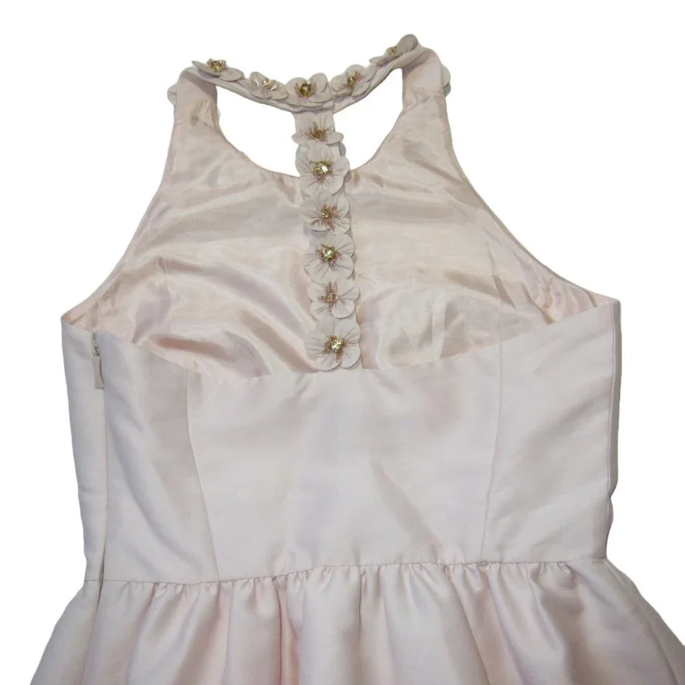 NWT kate spade Poppy Embellished Mini in Rose Dew Pink Dress 4 $448